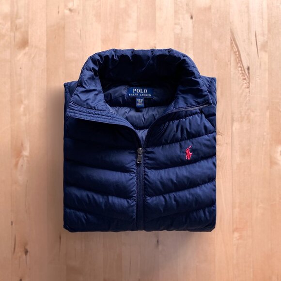 Polo Ralph Lauren Quilted Puffer Jacket Boys Medium - Picture 7 of 7